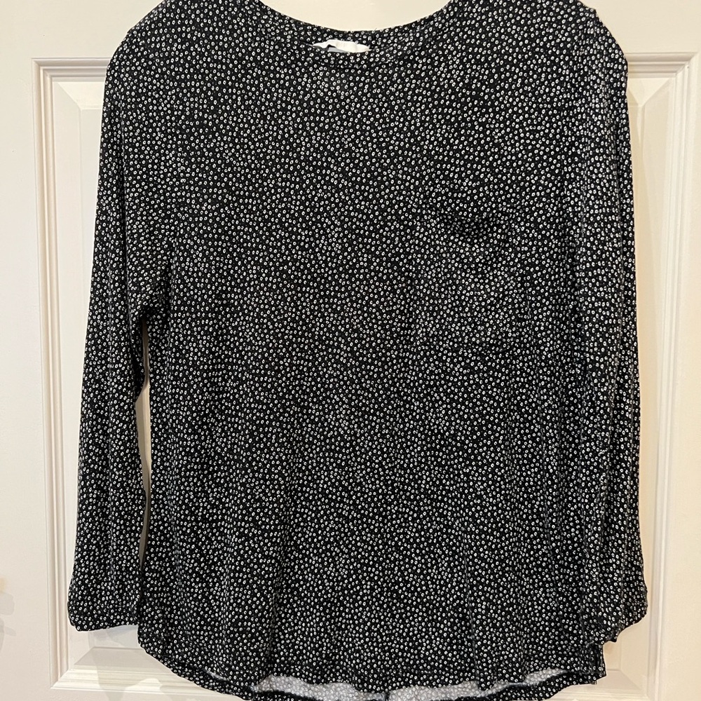 Black and white H&M blouse.  Size M